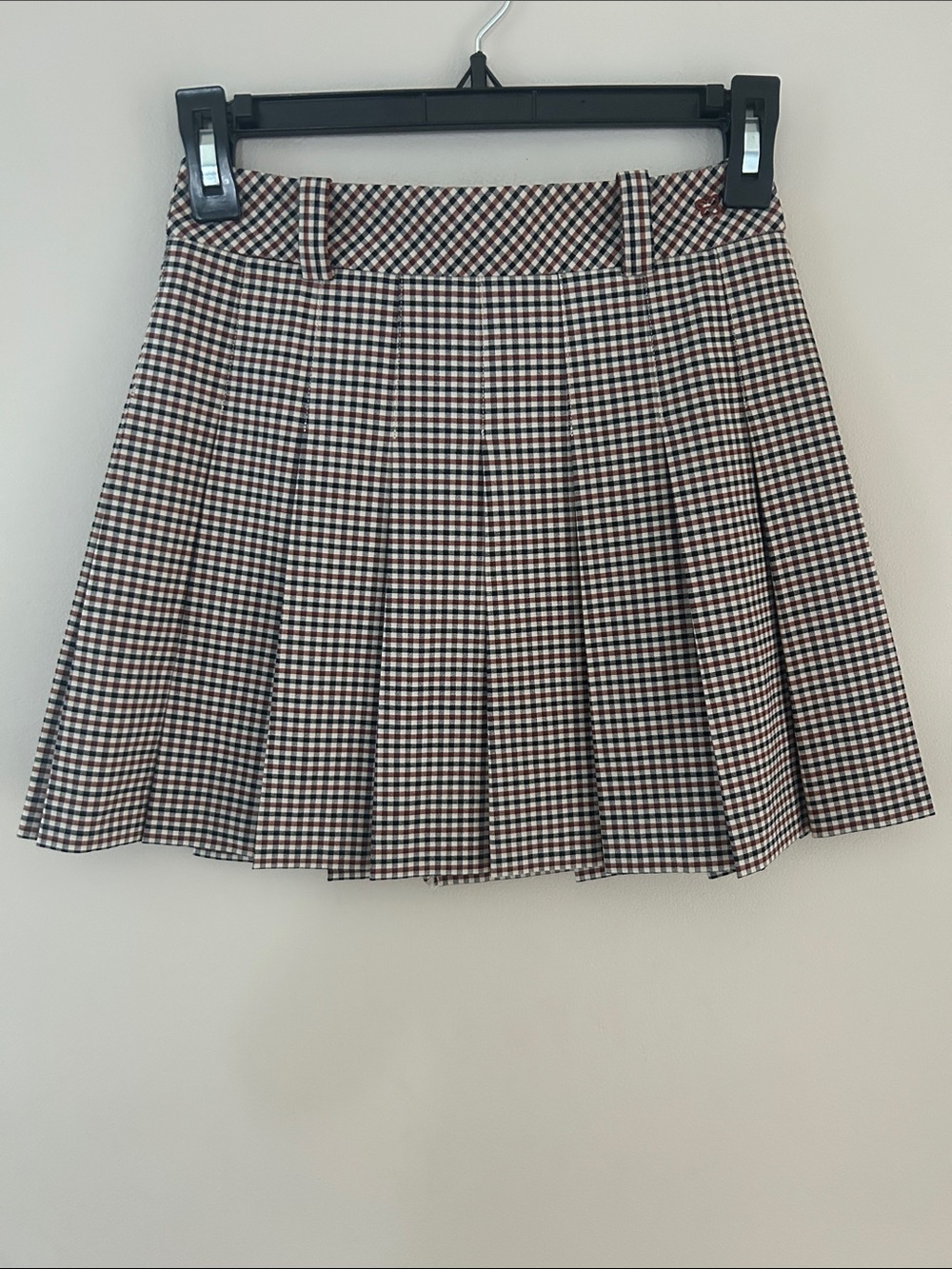 NWOT Aritzia plaid mini skirt